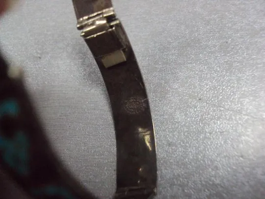 Женский жесткий браслет эмаль серебро вес 16,91 г Продаж