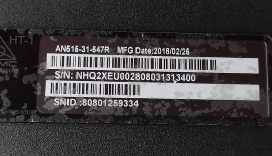материнка LA-E892P C5V01 Rev:1C ( Acer Nitro AN515-31 ) З аукціону