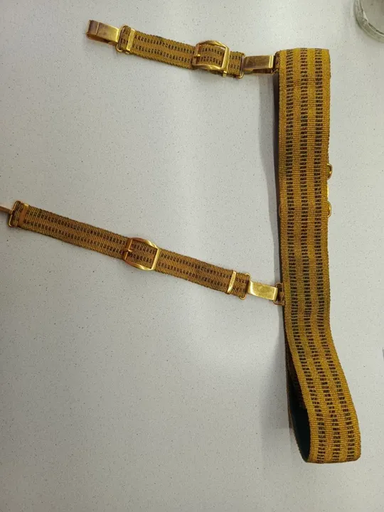 Ремень парадный, генеральский, с подвесами для сабли, кортика , металлизированный , прошит золотой ниткой Ціна