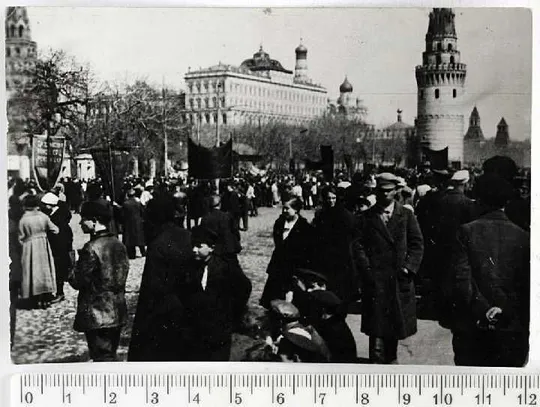 Купити Старе фото Святкування на Красній площі 1930-ті рр., Москва, СРСР