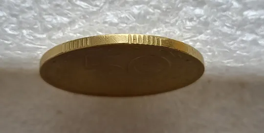 (2520) 50 копійок 1992 1АВк  поворот (порушення соосності) (50 копеек 1992 1АВк брак сдвиг) Де купити