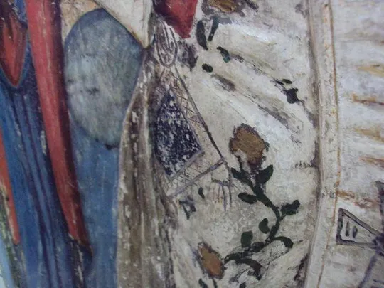 Икона Иисус Христос Спас на троне дерево размер 71,2 х 100,2 х 67,4 см №13819 Характеристики