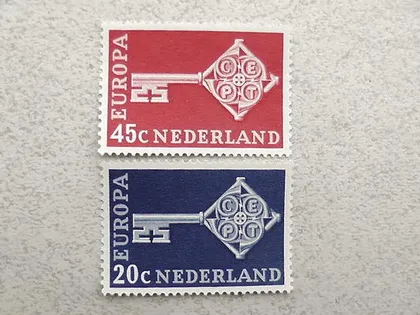 фото, Серія поштових марок Нідерланди " Європа СЕРТ " 1968 рік **