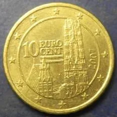 фото, 10 євроцентів 2007 Австрія