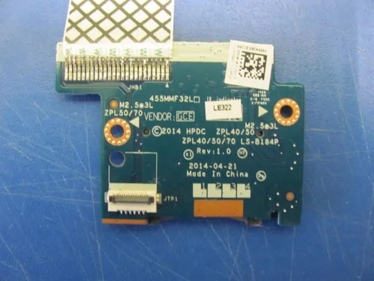 №76-7 Плата Card Reader LS-B184P для HP PROBOOK 450 G2 оригінал З аукціону