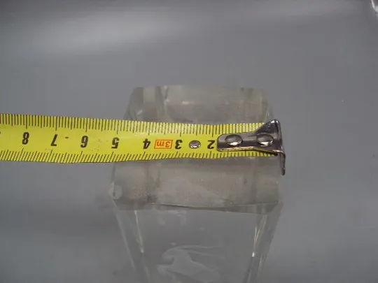 Фигура сувенир стекло статуэтка с лазерной гравировкой гороскоп зодиак козерог высота 14,9 см №10333 Недорого