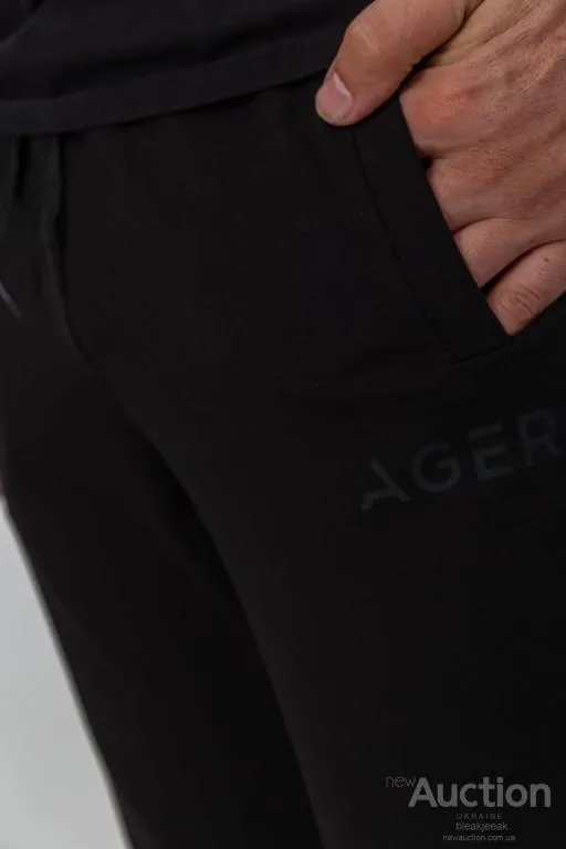 Спорт костюм мужской двухнитка, цвет черный, 119R200-1 Інтернет-аукціон