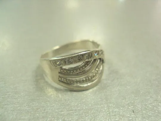 Купити кольцо женское серебро 925 проба украина вес 3,4 г, размер 19,5 №116