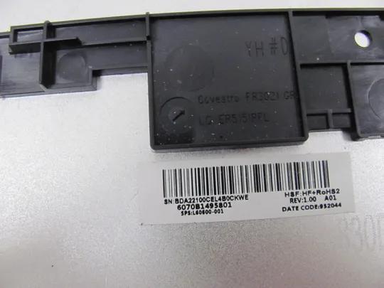 номер0886-4  Кришка дно піддон корпуса 6070B1495801  L60600-001  для HP Elitebook 735 830 G6  оригінал Характеристики