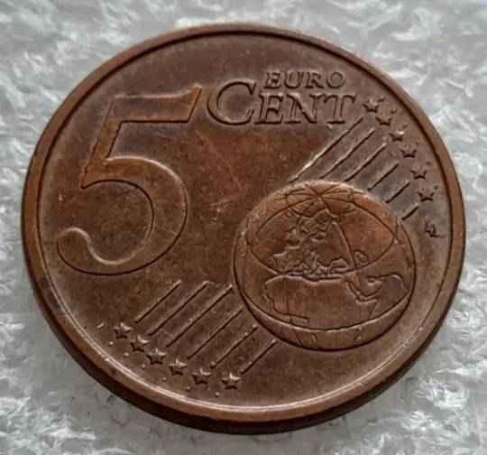 (1715) 5 євроцентів 2002 Італія (5 евроцентов 2002 Италия) З аукціону