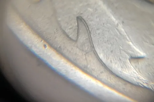 (4821) 50 копійок 1992 1АБм значне зминання елементів зображення реверса (50 копеек 1992 1АБм брак) З аукціону