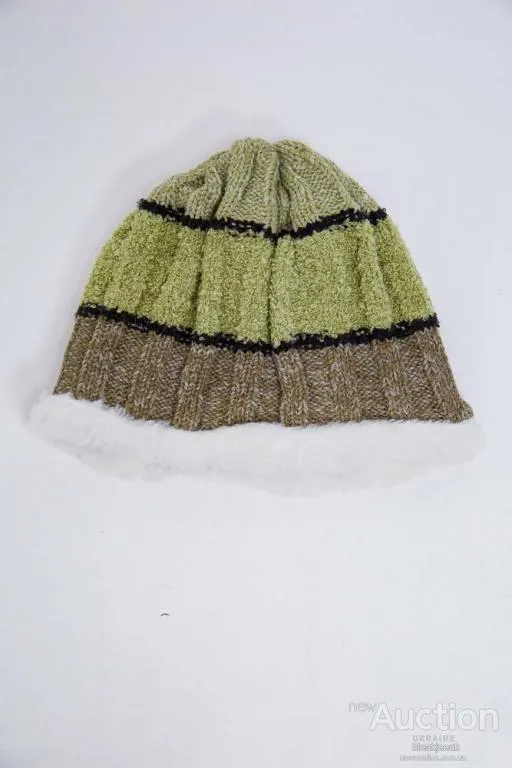 Детская шапка, зеленого цвета, из шерсти, 167R7777 Ціна