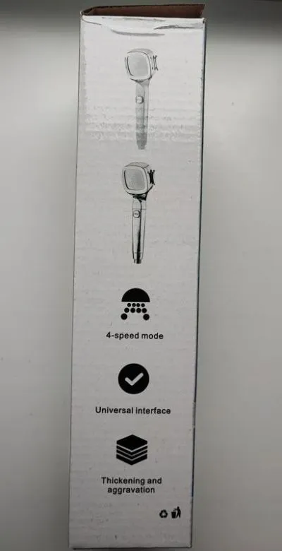 Лійка для душу високого тиску 4 режими з кнопкою увімкнення Характеристики