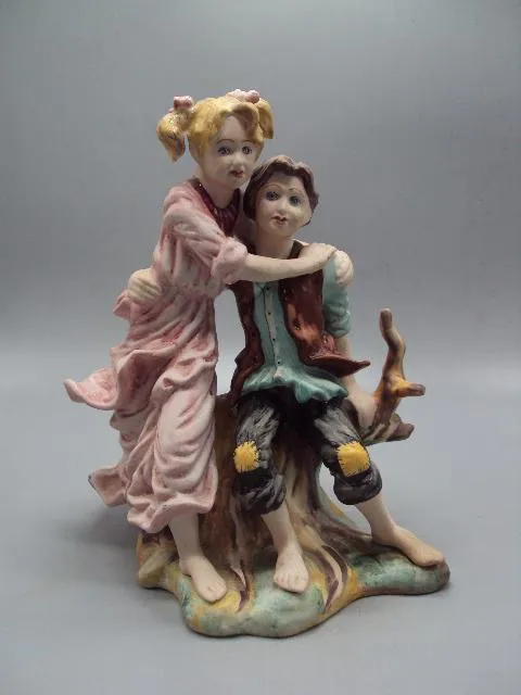 Фигура фарфор Румыния влюбленные парень и девушка Счастливая парочка ROCERAM Alba iulia 24 см №14190 Ціна