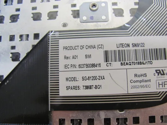 номер0953-7 клавіатура ДОНОР 6037B0088404 738687-041  для HP ProBook 640 G1, 645 G1 оригінал Інтернет-аукціон