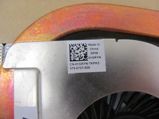 771-30 система охолодження 01GRYN  для  DELL Inspiron 17 5755 5758 5759 оригінал З аукціону