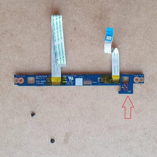 Плата тачпада / шлейф Acer Aspire V3-771G V3-771 / VA70/VG70 TP Board для ноутбука оригінал з розборки Ціна