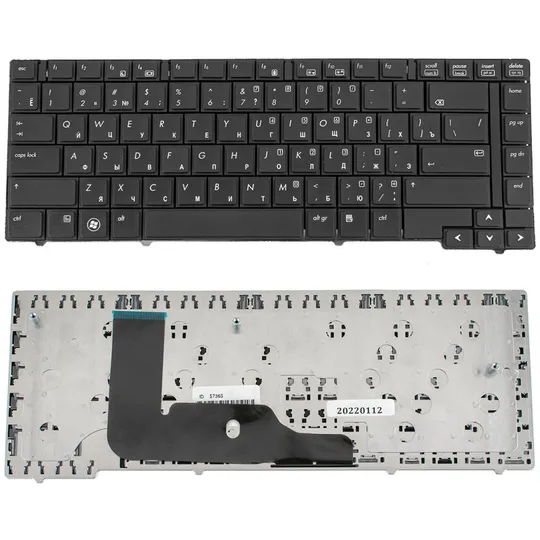 Клавіатура для ноутбука HP (EliteBook: 8440p, 8440w, Compaq: 8440p, 8440w) rus, black, без джойстика Ціна
