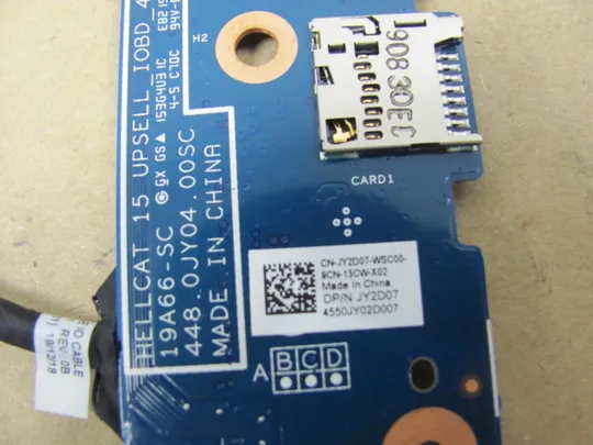 749-11 плата AUDIO USB SD 448.0JY04.00SC 0N45GC  для  DELL Inspiron 15 7500 7506 2-in-1 оригінал Недорого