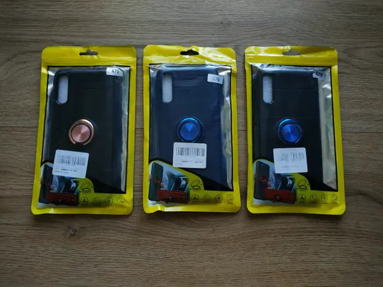 Чехол з кольцом на Samsung Galaxy A70 2019 A705 F чохол під магнітний тримач З аукціону