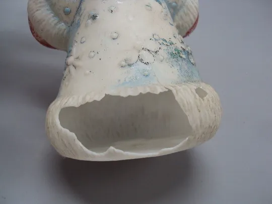 Новогодние украшения игрушка Снегурочка в кокошнике узор цветы под елку пластик 15,5 см №15983 Характеристики