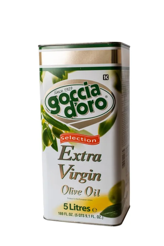 Оливкова Олія Extra Virgin Goccia d&#039;oro - 5 л (ІТАЛІЯ) - ОРИГІНАЛ Ціна