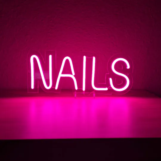 Купити Неоновий світильник NAILS 375х152 acr-n000062