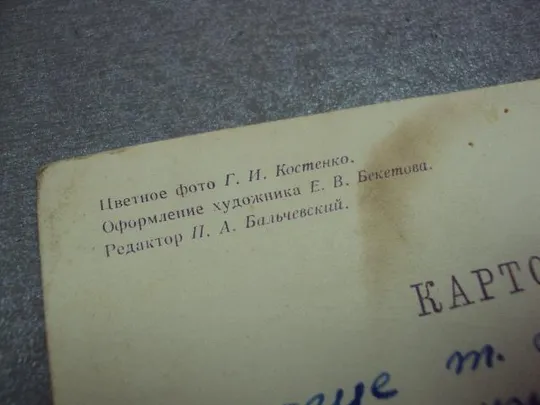 открытка поздравляю с новым годом 1966 костенко почта №11178 Інтернет-аукціон