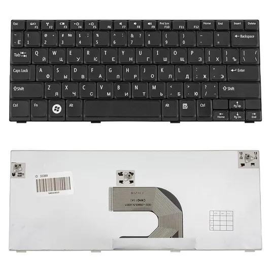Купити Клавіатура для ноутбука DELL (Inspiron Mini: 1012, 1018), rus, black