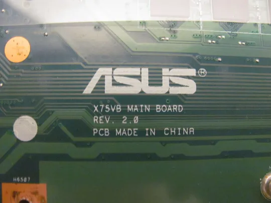 45-16 материнська плата РОБОЧА 60-ND0MB1C01 для Asus X75A1 X75VB оригінал в Україні