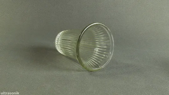 Ваза для квітів міні старе радянське прозоре скло Вживане Продаж