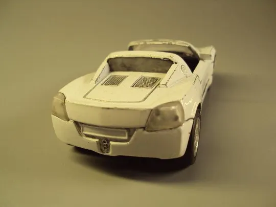 Купити машинка белая опель спидстер 2001 Opel Speedster 1:38 Китай длина 11,5 см №9494