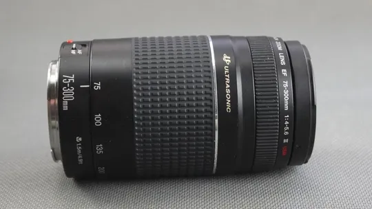 Об&#039;єктив Canon EF EF-S телеобъектив Canon 75-300mm/4-5.6 III USM Ф58mm на полный кадр 24x36mm Вживане Інтернет-аукціон