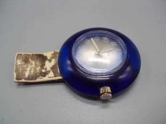 Наручные часы Ruhla Рухла круглые пластик диаметр 4,8 см не на ходу №15473 Де купити