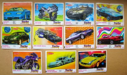 фото, ВКЛАДИШІ від ЖУЙОК = Турбо - Turbo Kent Super - серія 471 - 540 = 22 шт.