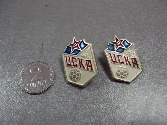 знак футбол фк цска лот 2 шт №10115 Ціна