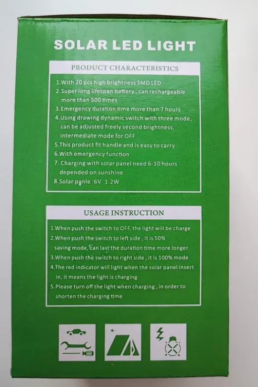 Лампа ліхтар акумуляторна cl-028 max  сонячна панель Інтернет-аукціон