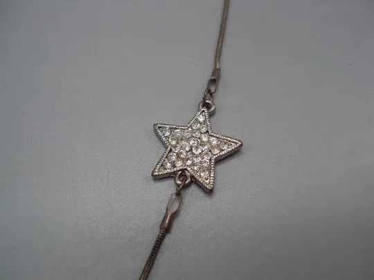 Бижутерия колье цепочка и звезды бусы звездочки длина цепочки 78 см (не все камушки) №15096 З аукціону