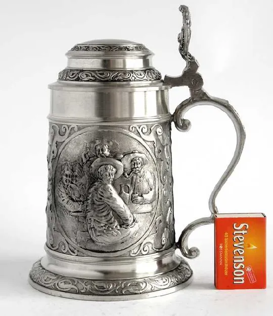 Олов'яний кухоль В таверні 800 мл Zinn95% Germany Інтернет-аукціон