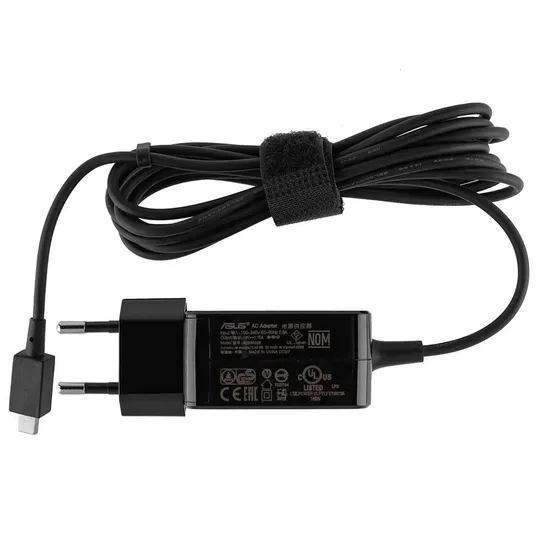 Оригінальний блок живлення для ноутбука ASUS 19V, 33W, для ASUS Eee Book X205TA, F205TA, special USB connector, квадратний, black Ціна