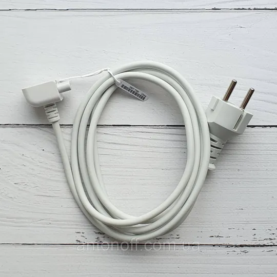 Мережевий кабель Apple MK122Z/A X607-7580 шнур для адаптерів MagSafe MagSafe 2 (1.8м) Білий Ціна