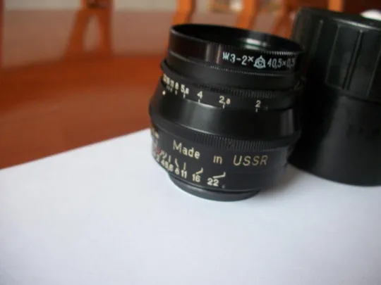 Купити Объектив Юпитер-8, М-39 [черный] Мade in USSR, No-0127384, светофильтр, футляр Цена- мин