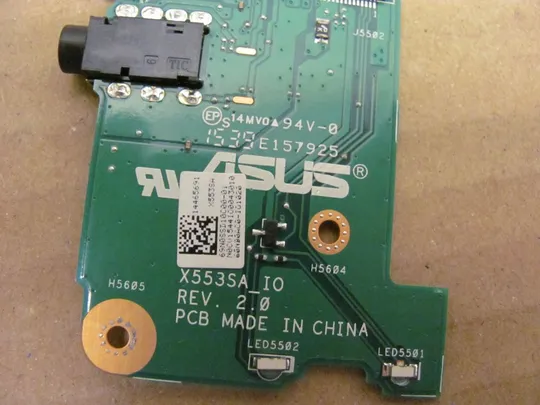 557-22 плата USB AUDIO 14010-00201900 69N088L10C00 для Asus R515 R515M X553, F553, A553, D553, F553, P553 оригінал Де купити