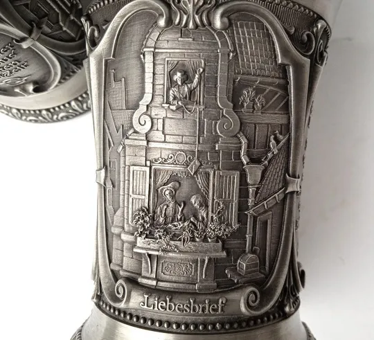 Олов&#039;яні келихи К. Шпіцвег 6 штук 250 мл WMF Germany Yz11 Продаж