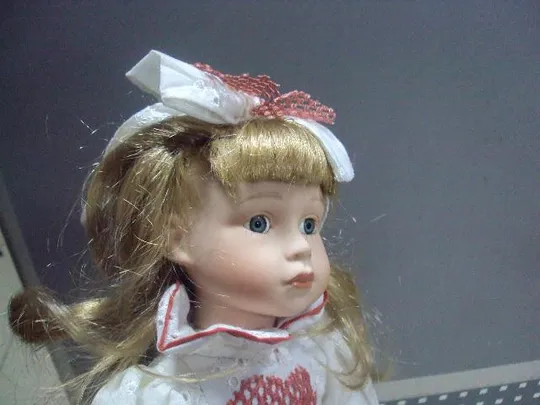 фарфоровая кукла с сердечком Meiner litber Mami 30 см №2935 З аукціону