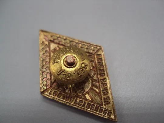 знак ромб 10 лет государственная лесная охрана ссср №15736 На торгах