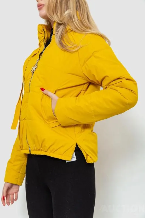 Куртка женская демисезонная, цвет горчичный, 131R262 З аукціону