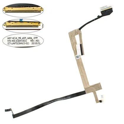 фото, Шлейф матриці для ноутбука Dell (Inspiron: 7405, 5400) LED (09R4G3 450.0JZ04.0021)