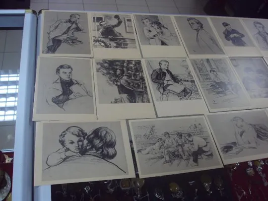 набор открыток юность вождя 1989 жуков лот 4 набора по 16 шт №1681 Недорого