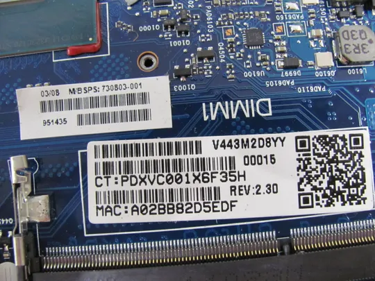 454-6 материнська плата  730803-001 6050A2560201 SR1ED   i5-4300U для HP ELITEBOOK  840 G1 оригінал Недорого